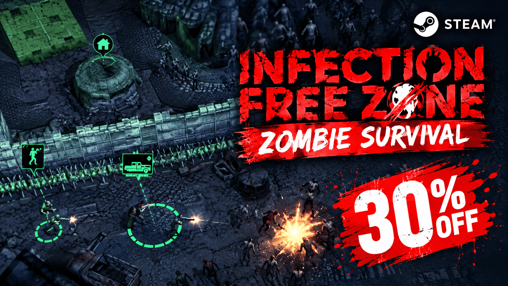 Infection Free Zone Steam Deal: Zombie Survival 30% Off