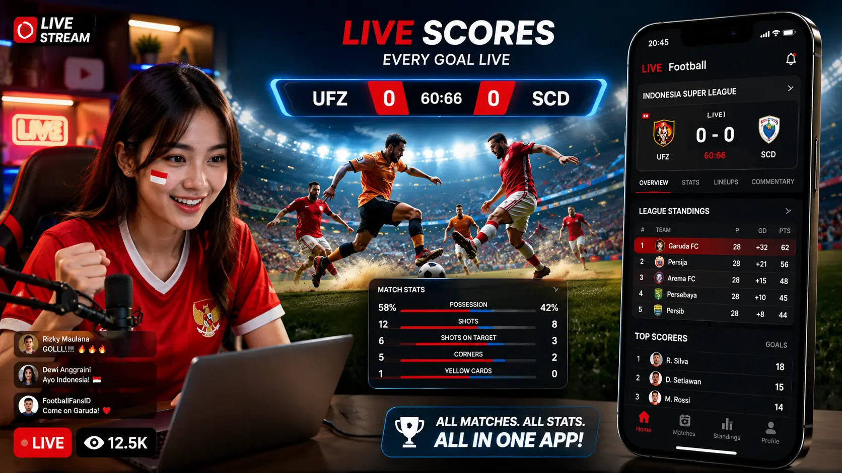 Live Score Football Scores App: Real-Time Match Updates, Results, Fixtures & League Standings